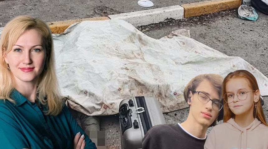 Dünya bu kareyi konuşuyor! Çocuklarıyla beraber kaçmaya çalışırken Rusya saldırısında hayatını kaybetti