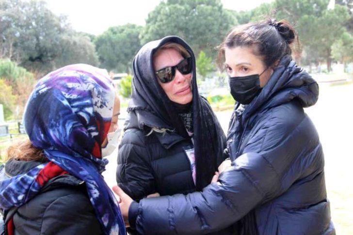 Seray Sever ayakta durmakta güçlük çekti! Gözyaşları içerisinde babasını son yolculuğuna uğurladı