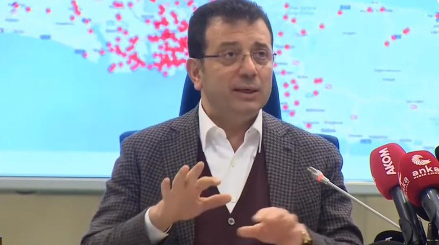 İmamoğlu, İstanbul'da beklenen yoğun kar yağışı öncesi AKOM'da tedbirleri açıkladı
