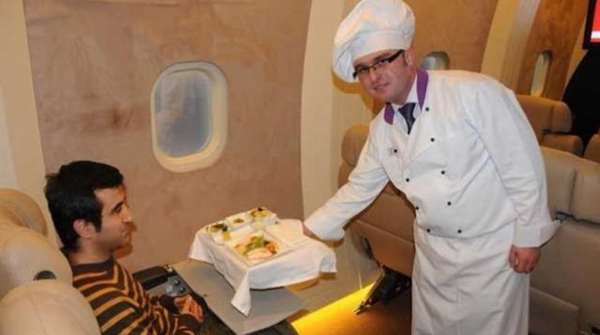 THY’de hamsili pilav servisi