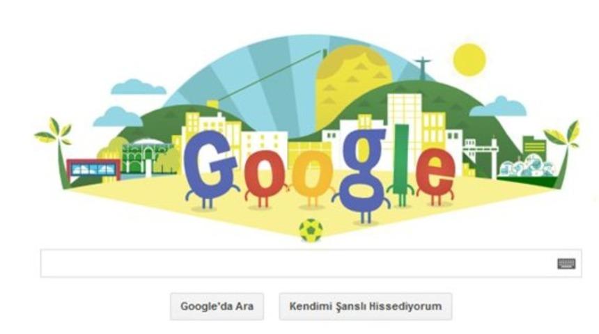 Dünya Kupası 2014 Doodle oldu - 2014 FIFA Dünya Kupası - Dünya Kupası maç fikstürü