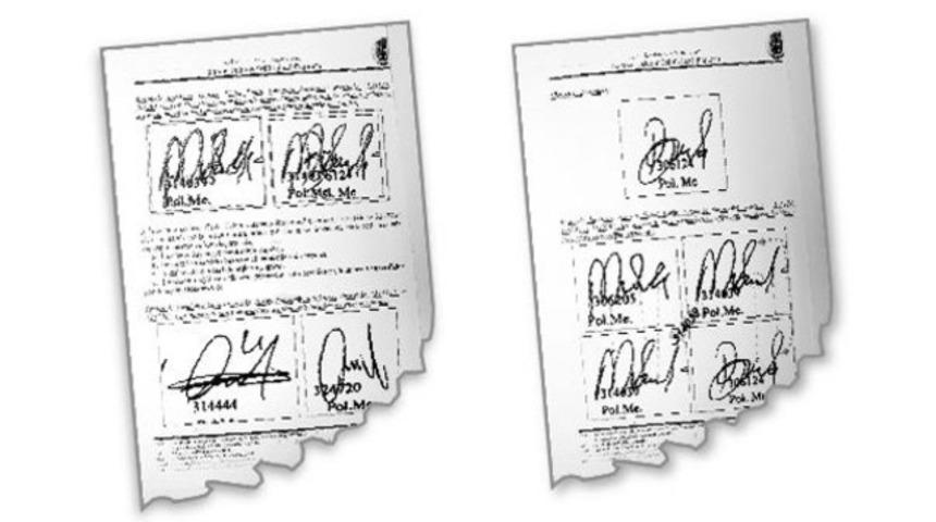 &lsquo;6 imzanın 3&rsquo;&uuml; aynı şahsa ait&rsquo;