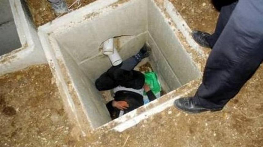 Dövüp foseptiğe attılar