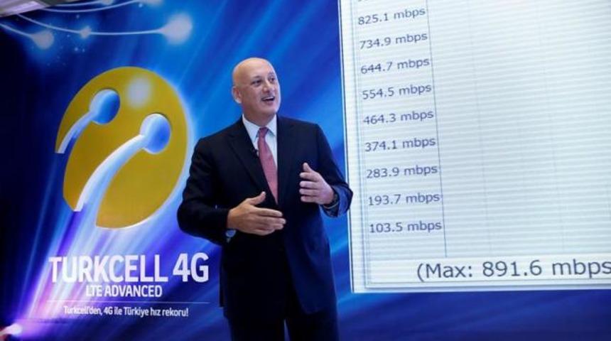 Turkcell, 4G ile hız rekoru kırdı