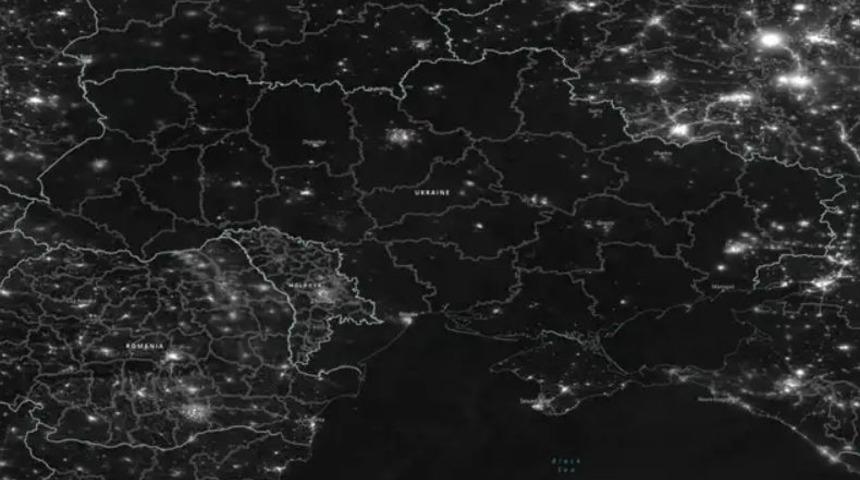 NASA'nın çektiği görüntüler şaşkınlık yarattı! Ukrayna "karardı"