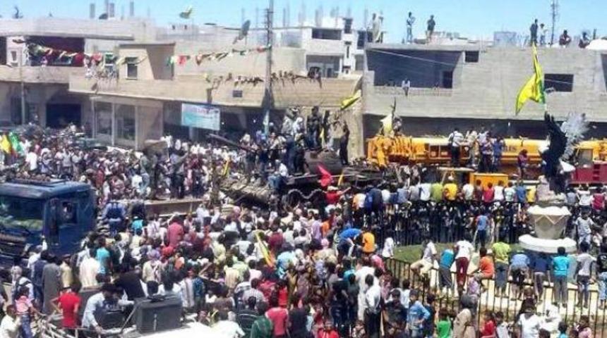 PYD'den tanklı gövde gösterisi