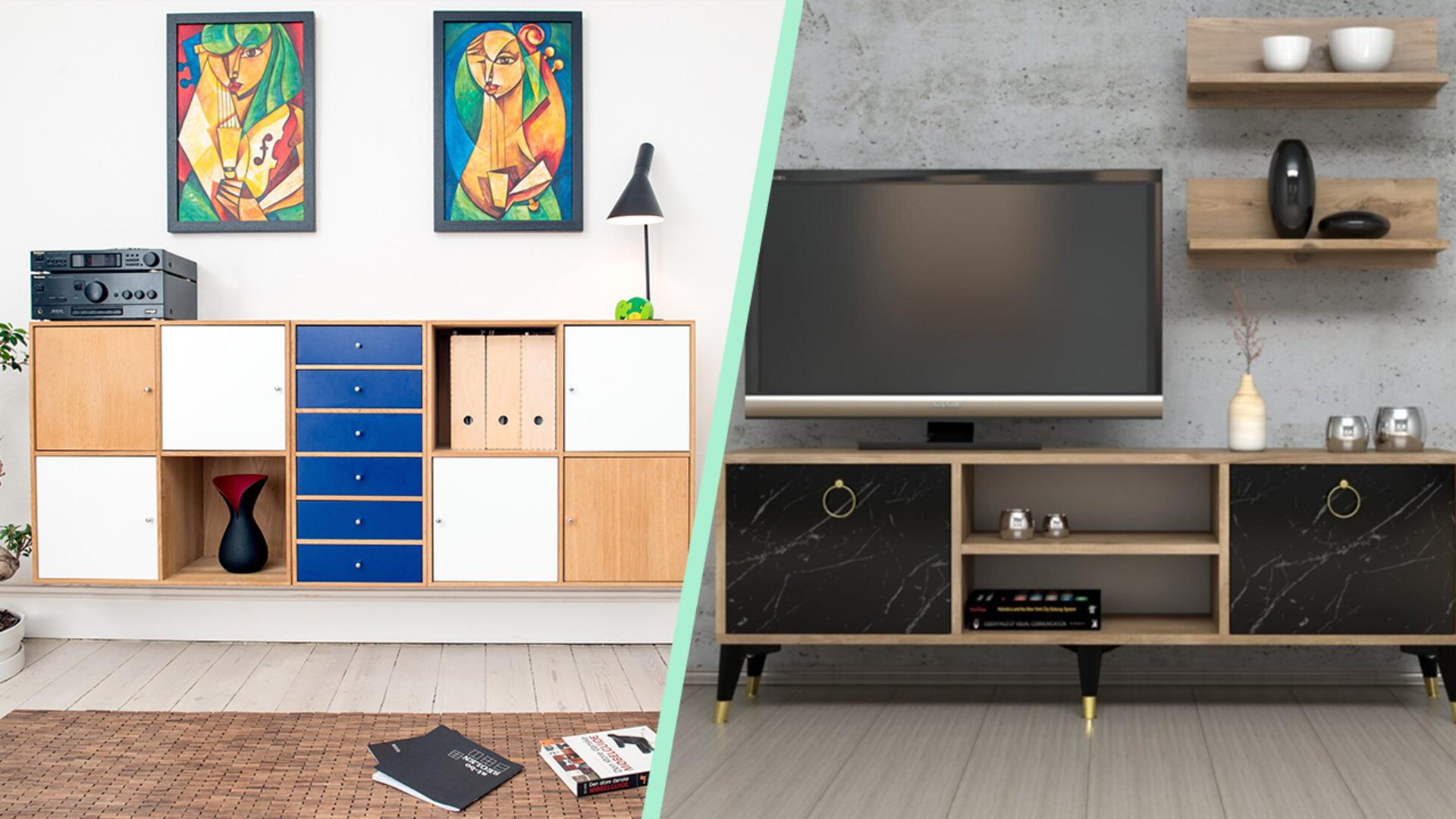 Küçük oturma odaları için yer sıkıntısını ortadan kaldıracak depolama dostu mobilya önerileri