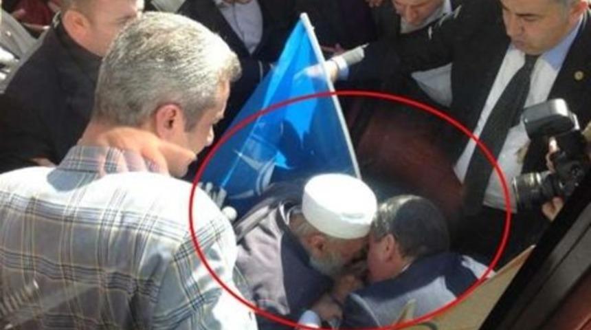 Melih Gökçek'in şaşırtan görüntüsü