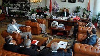 Makam odasından canlı yayın