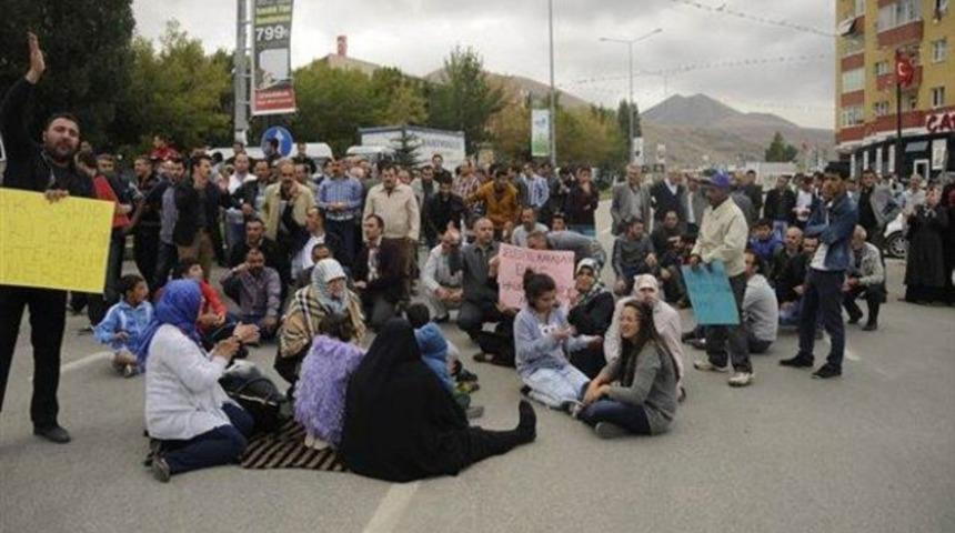 Erzurum'da 'New City' protestosu