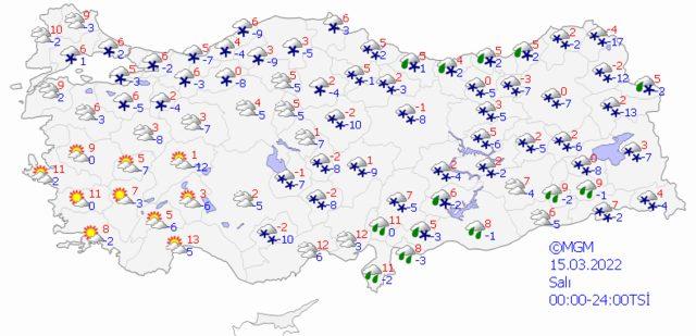 12 Mart 2022 Cumartesi hava nasıl olacak?