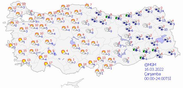 12 Mart 2022 Cumartesi hava nasıl olacak?