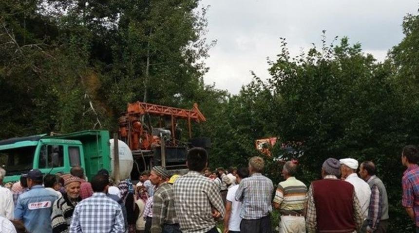 Köylülerden mermer ocağı protestosu