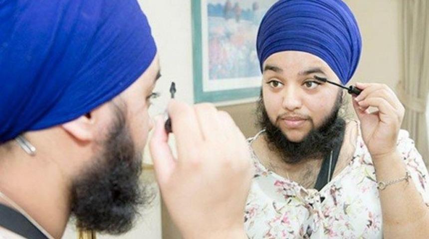 Sakallarımla daha seksi bir kadınım