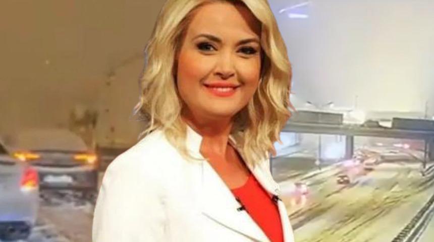 TRT spikeri Işıl Açıkkar'ın kar paylaşımı olay oldu! İBB'yi eleştirdi, Karayolları Genel Müdürlüğünden yanıt geldi