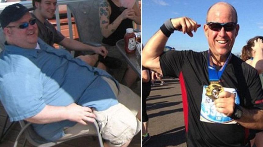 Obez adam lise aşkı i&ccedil;in 125 kilo verdi