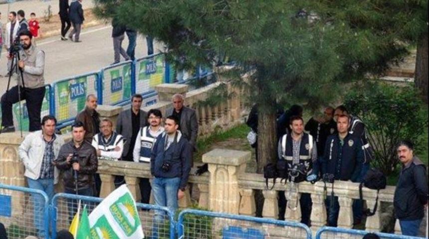 Polis kamerasından HÜDA PAR mitingi