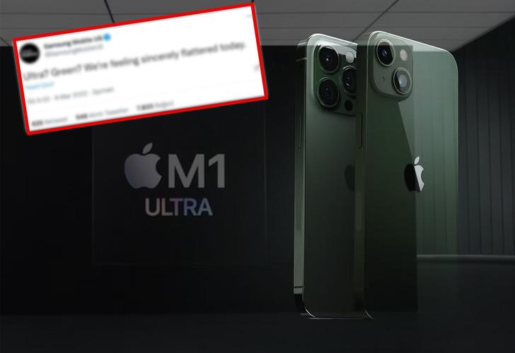 Sosyal medyada gündem olan tweet! Samsung, Apple'a gönderme mi yaptı?