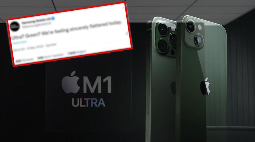 Sosyal medyada gündem olan tweet! Samsung, Apple'a gönderme mi yaptı?