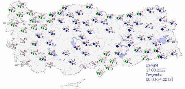 14 Mart 2022 Pazartesi hava nasıl olacak?