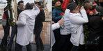 Taksim'de polisle doktorlar arasında arbede