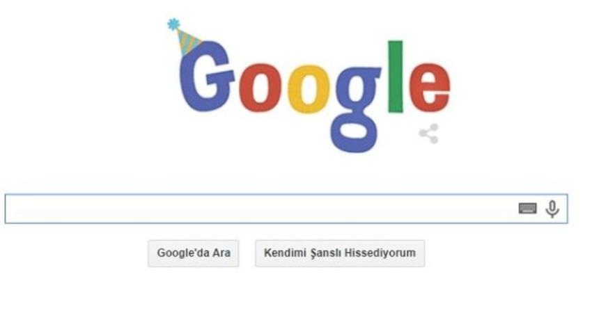 Google kendi doğum günü için Doodle hazırladı