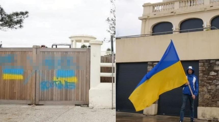 Fransa’da Ukrayna yanlıları, Putin’in eski damadının malikanesini bastı