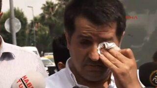 Teslim olan emniyet amiri gözyaşlarını tutamadı