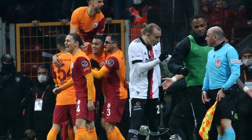 Galatasaray, Beşiktaş'ı mağlup etti! Kerem Akt&uuml;rkoğlu'ndan Bar&ccedil;a'ya g&ouml;zdağı...