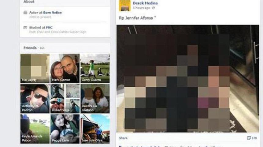 Facebook&rsquo;a cinayetin fotoğrafını koydu