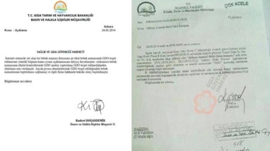 Milupa mamada GDO &ccedil;ıktı!