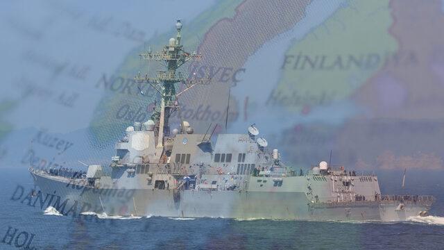ABD savaş gemileri Baltık'a girdi! Rusya yakın takibe aldı