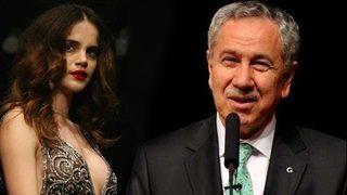 Tuğçe Kazaz'dan Bülent Arınç'a destek