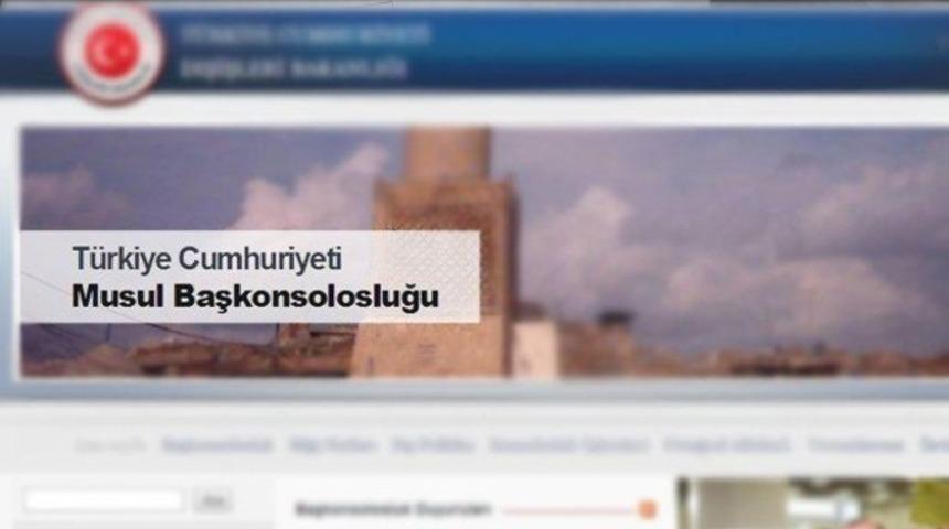 İşgal edilen Musul Başkonsolosluğu sitesinde bayram mesajı