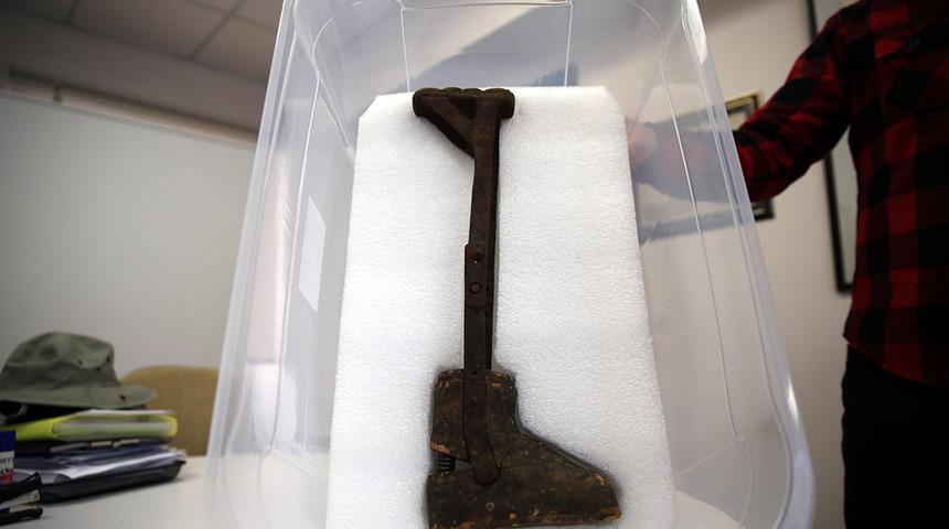 Çanakkale gazi dedesinin protez bacağını müzeye bağışladı bağışladı! “Tarihi eser olarak korunsun istedim”