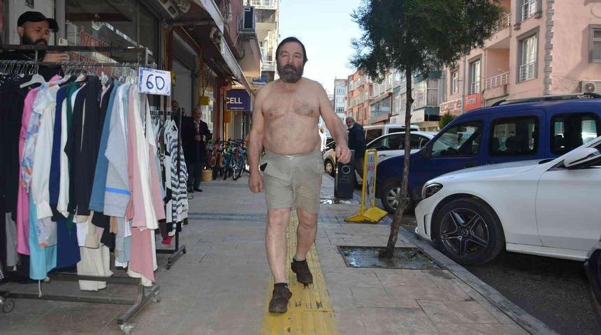 Ordu'da ilginç görüntü! Kimse ne olduğunu anlamadı... Sokakta çıplak dolaştı