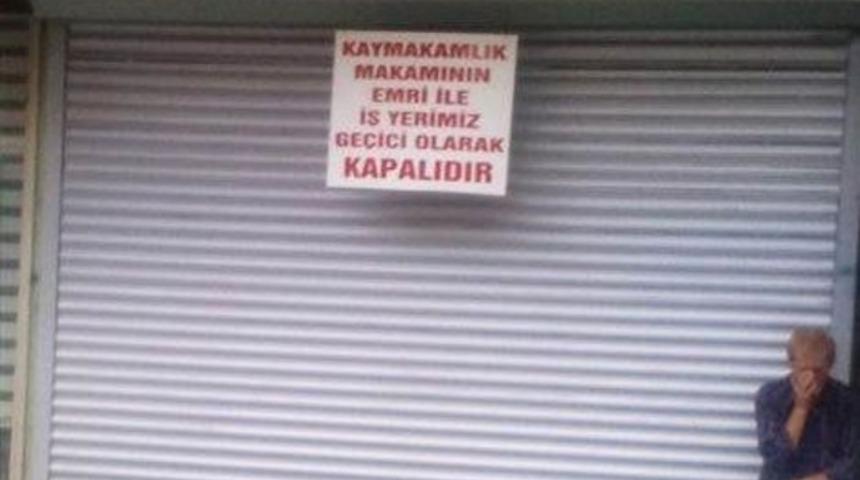 Av malzemesi d&uuml;kkanları kapatıldı