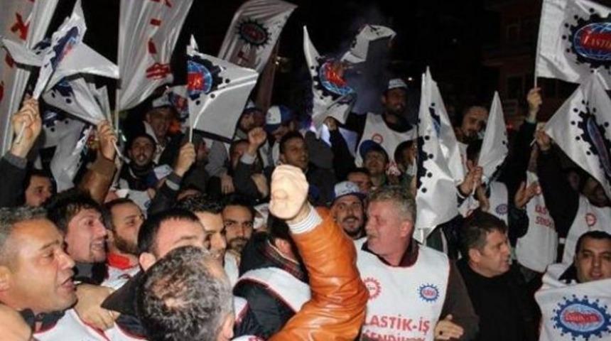 Disk'ten 5 bin kişilik ’Kıdem Tazminatı’ protestosu