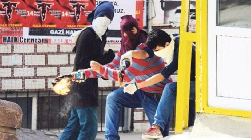 Molotof atan şimdi yandı