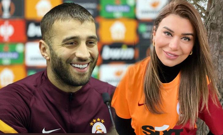 Galatasaraylı futbolcu Alpaslan Öztürk'ten eşi Ebru Şancı'nın fotoğrafına yorum: Ne büyük kafa çıkmışsın