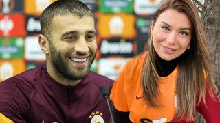 Galatasaraylı futbolcu Alpaslan Öztürk'ten eşi Ebru Şancı'nın fotoğrafına yorum: Ne büyük kafa çıkmışsın