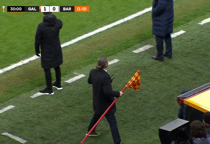 Son dakika: Galatasaray'ın Barcelona'ya golü sonrası ilginç olay!