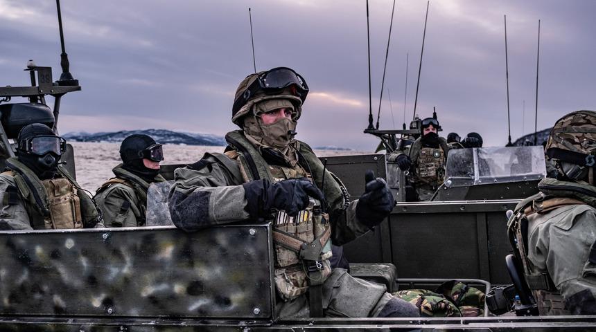 NATO'nun Norveç'teki dev tatbikatından kareler! İngiliz Kraliyet Deniz Piyadeleri de katıldı 