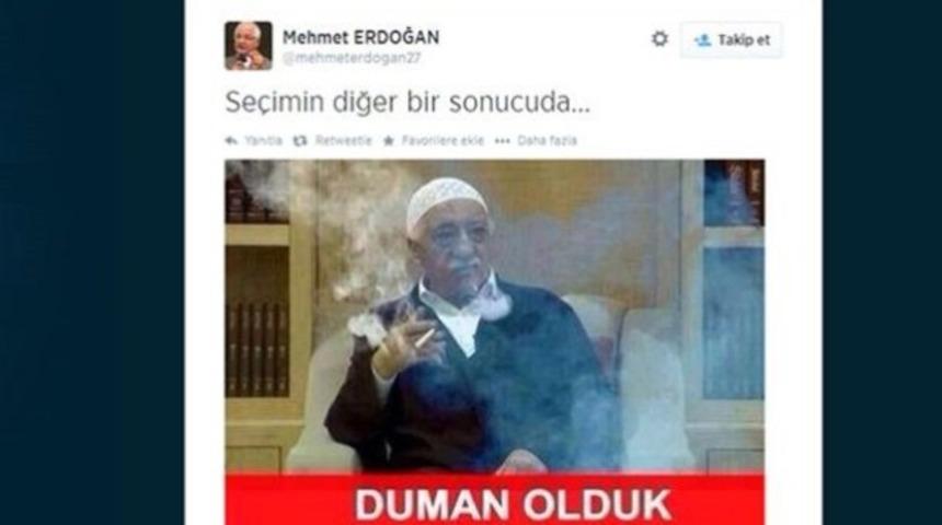 Mehmet Erdoğan'dan olay Fethullah Gülen tweeti