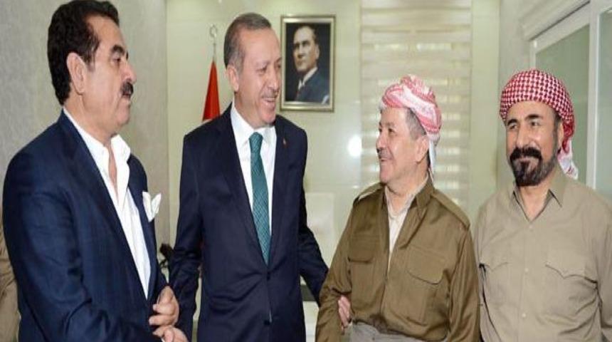Barzani, Tatlıses, Perver ve Erdoğan aynı karede