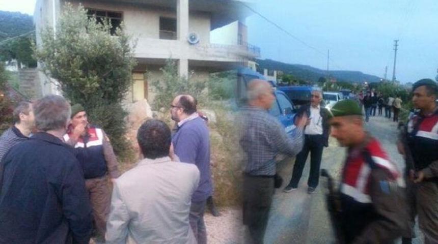 Başbakan'a ait olduğu iddia edilen villanın önünde olay!