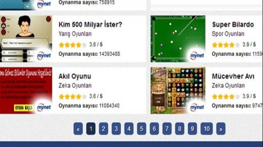 Mynet Yeni Flash Oyunlar Sayfası ile En Güzel Oyunlar Sizlerle