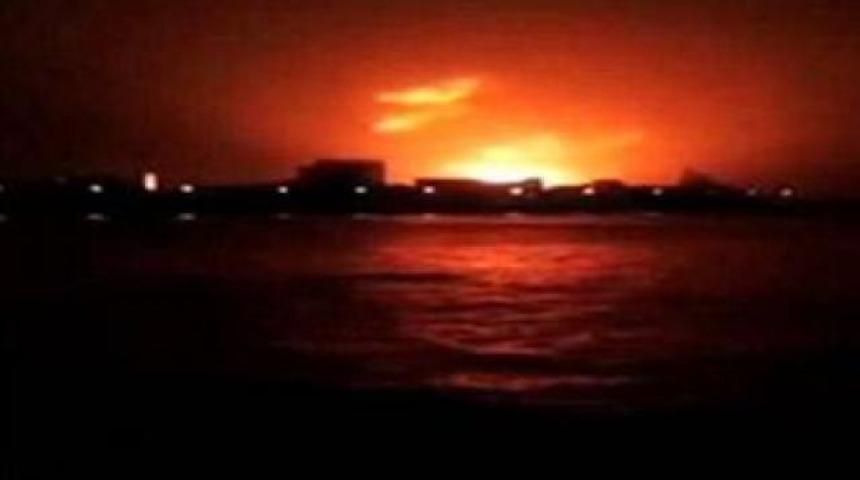 &Ouml;nce patladı sonra battı