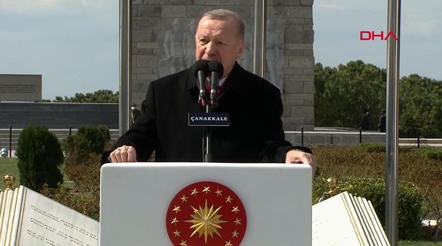 SON DAKİKA: Çanakkale Zaferi'nin 107. yılında Cumhurbaşkanı Erdoğan'dan önemli açıklamalar