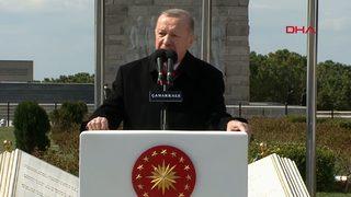 SON DAKİKA: Çanakkale Zaferi'nin 107. yılında Cumhurbaşkanı Erdoğan'dan önemli açıklamalar